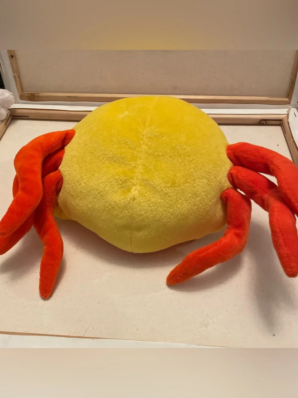 Orange Crab Plush Stuffed Animal Toy medium